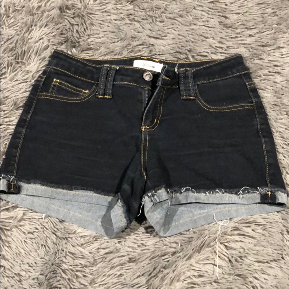 Denim shorts